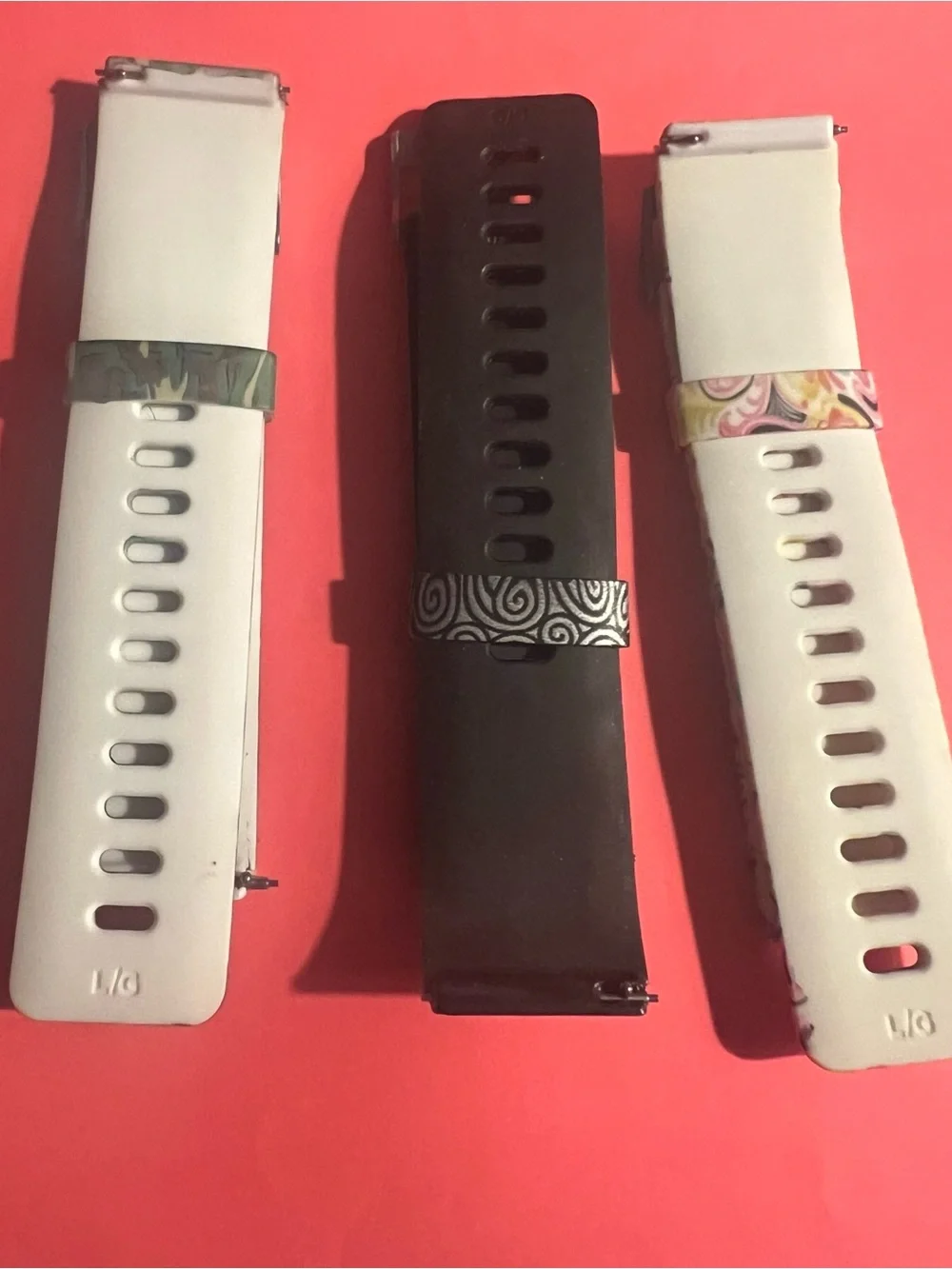 New Blaze 3 pk Silicone Bands